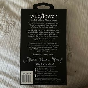 Wildflower phone case